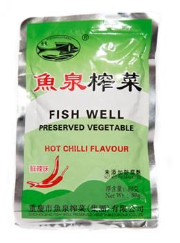 FISH WELL Preserved Mustard Stem (Chilli Flavour)