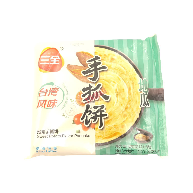 三全地瓜千丝手抓饼320g