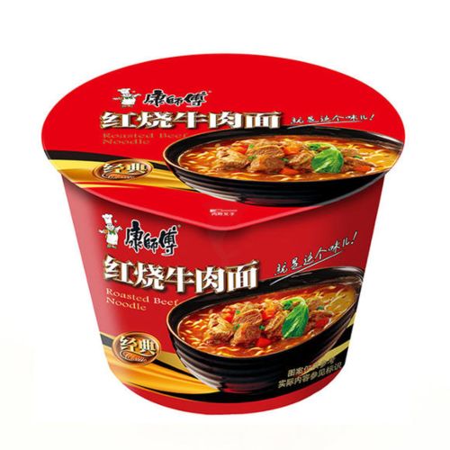 康师傅红烧牛肉桶面110G