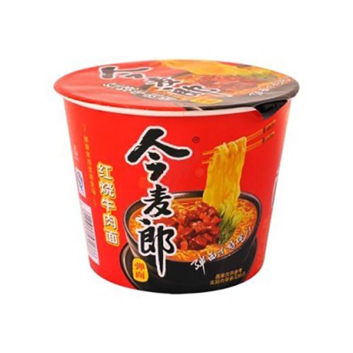 今麦郎红烧牛肉桶面104g