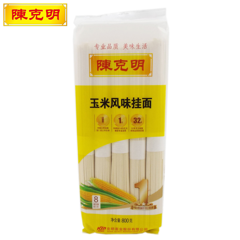 陈克明玉米风味面条 