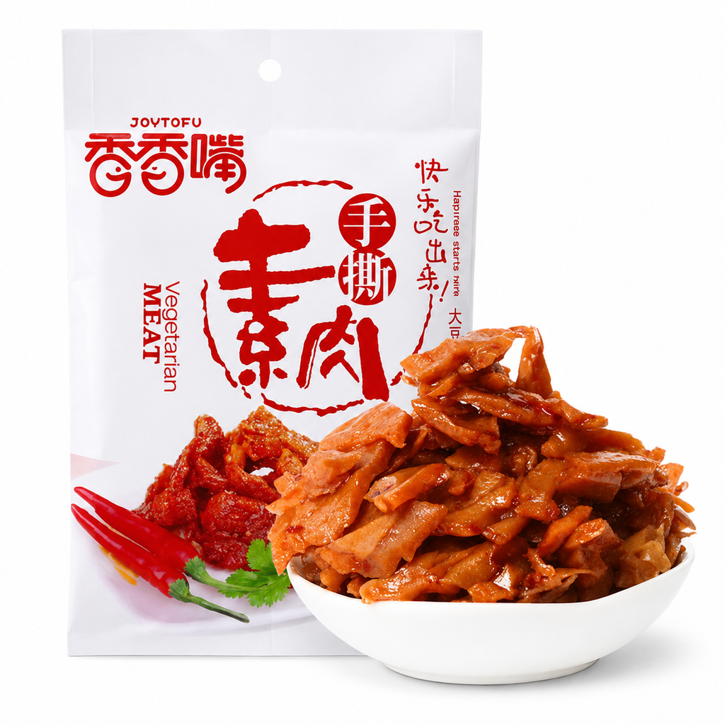 手撕香辣素肉112g