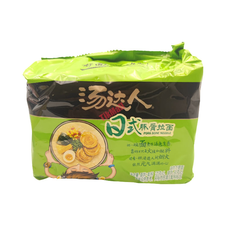 Unif Tangdaren Instant Noodle Pork Bone Noodle 125g (Pack Of 5)