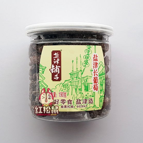 盐津铺子盐津长葡萄190g 