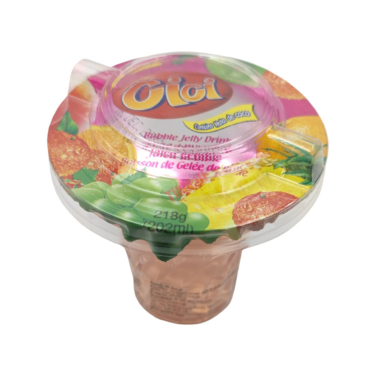 ST Jelly Drink Cup-Peach 218G