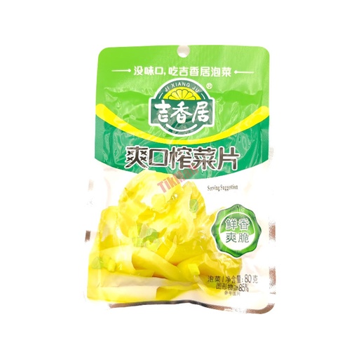 吉香居爽口榨菜片80g