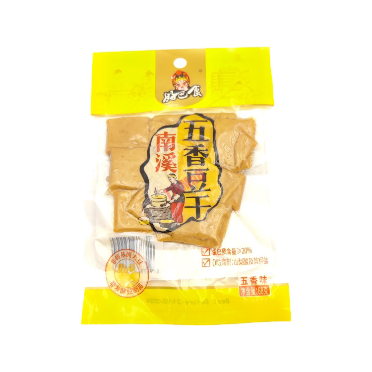  HBS Dried Beancurd-Spicy 68g