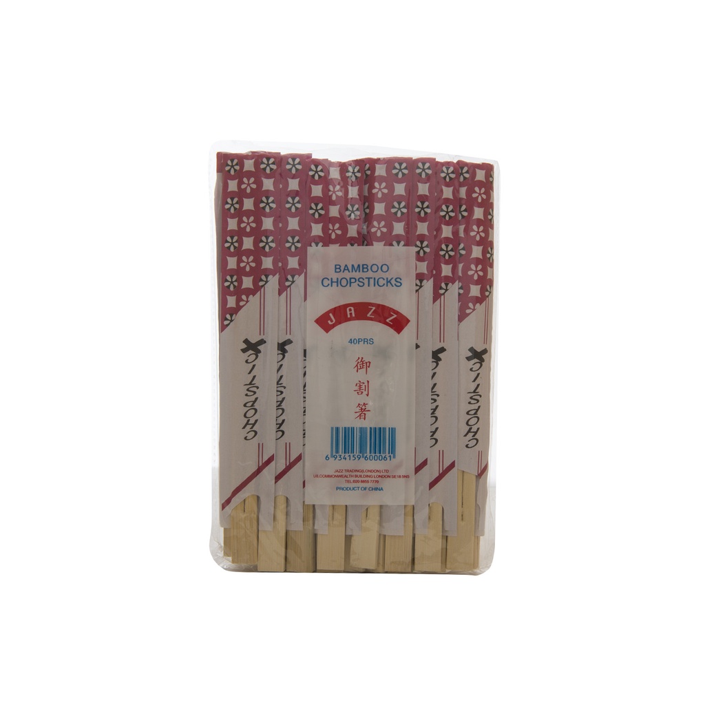 JAZZ Bamboo Chopsticks （40 Pairs）