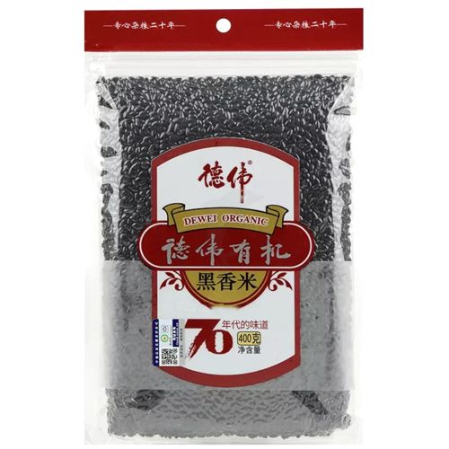 德伟有机黑香米400g