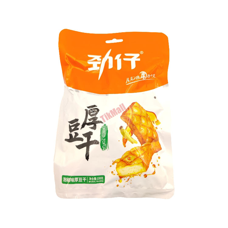 JZ Pickled Pepper Think Dried Tofu 108g