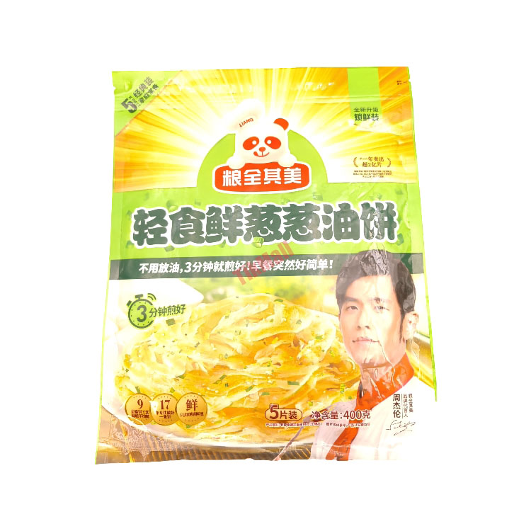 粮全其美香葱味手抓饼480g