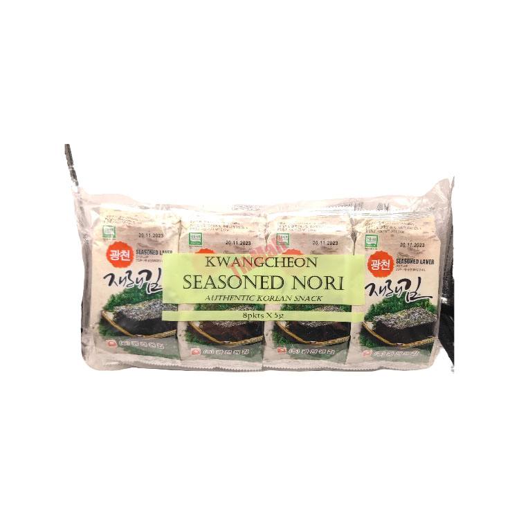 Kwangcheon Seasoned Seaweed Snack (8 Individual Packs) 40g