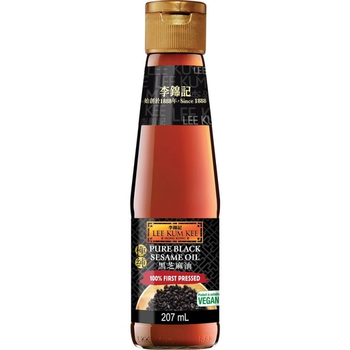 LKK Pure black sesame oil 207ml 