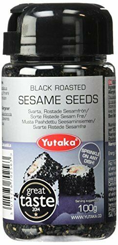 YUTAKA Black Roasted Sesame Seeds 