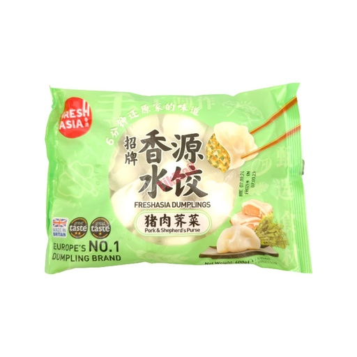 F&A Pork＆Shepherd's Purse Dumplings 410g