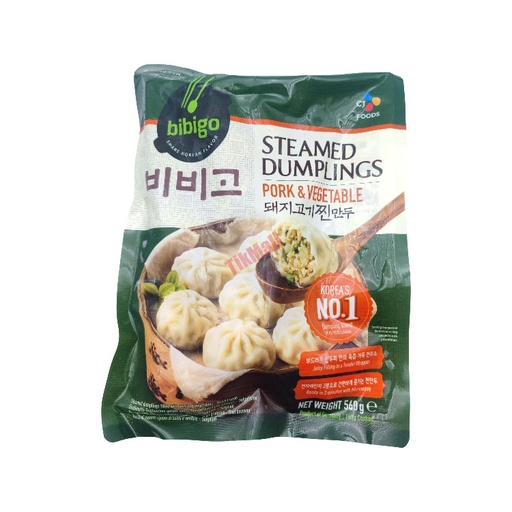 Bibigo Steamed Dumpling Pork & Vegetable 560g